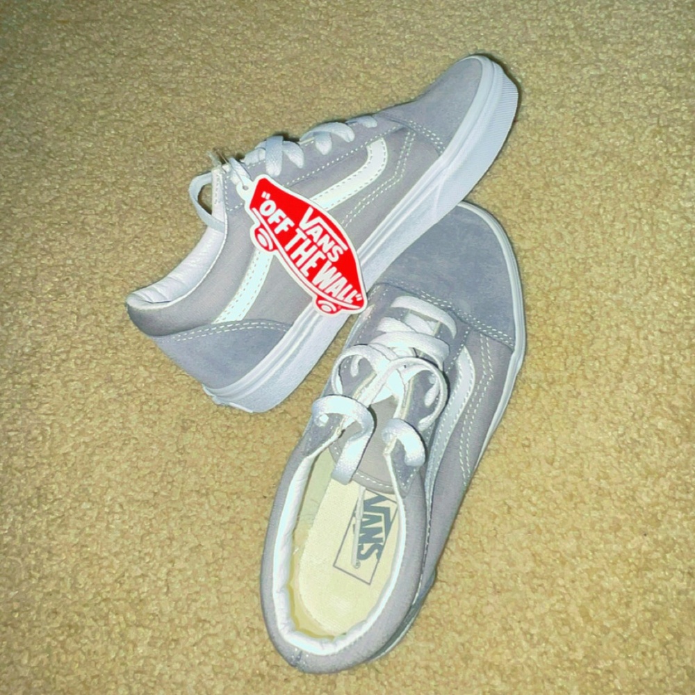 Kids Grey Vans size 3 BNNU - Picture 4 of 6